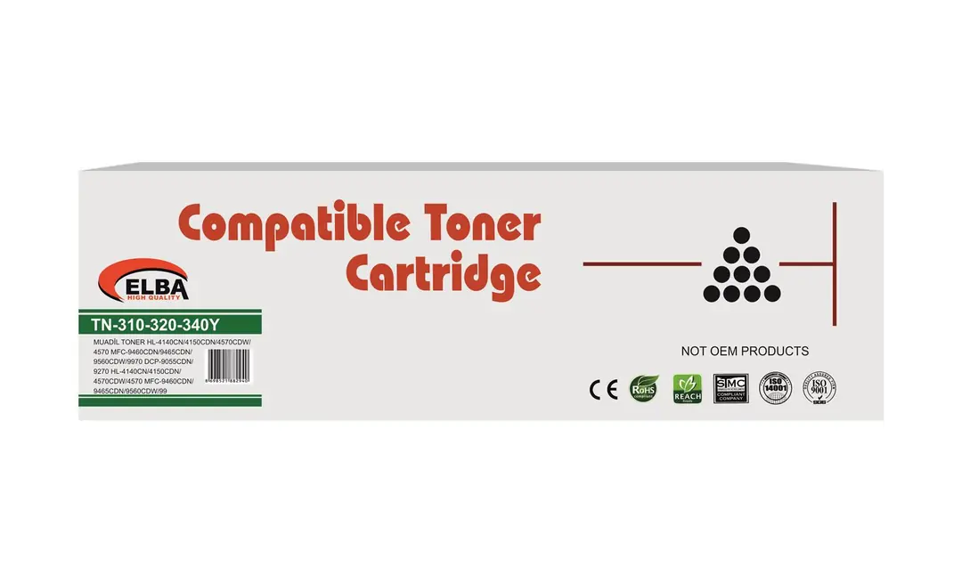 OfisPc Brother TN-340Y Muadil Sarı Toner TN-310Y-TN-320Y 4150-4570-9460-9560 1