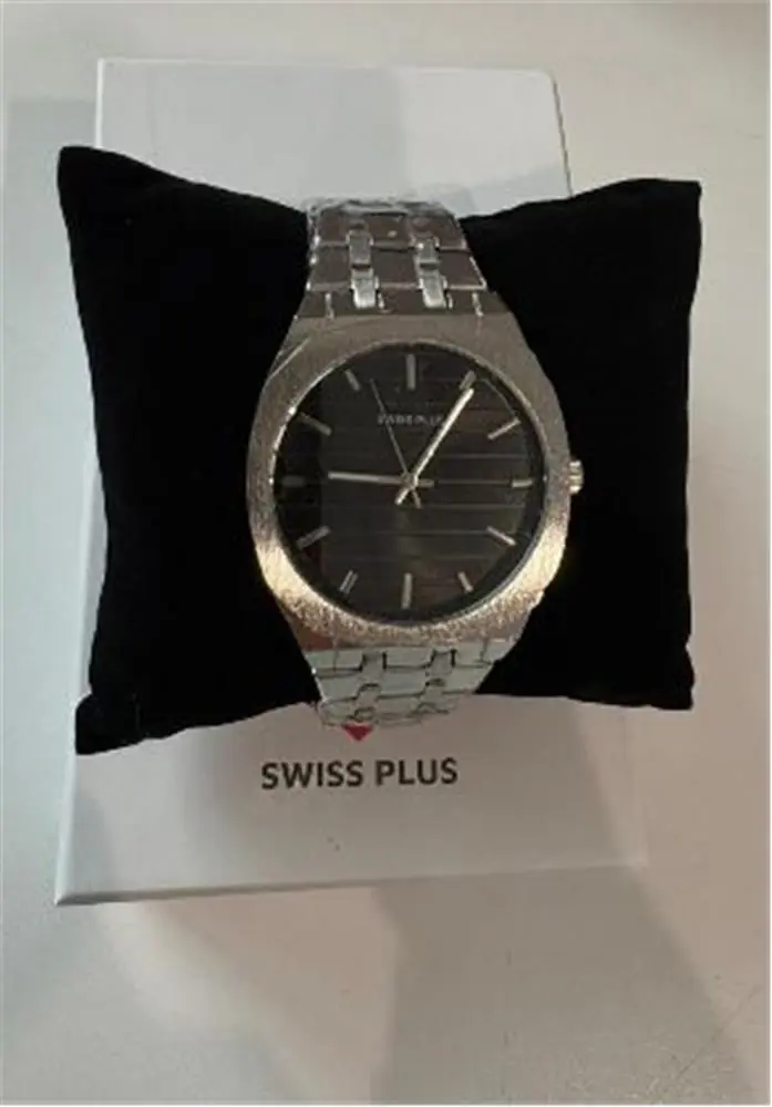 Swiss Plus Man Watch Basic Seri Model-6 ST2302AGP Black-Silver
