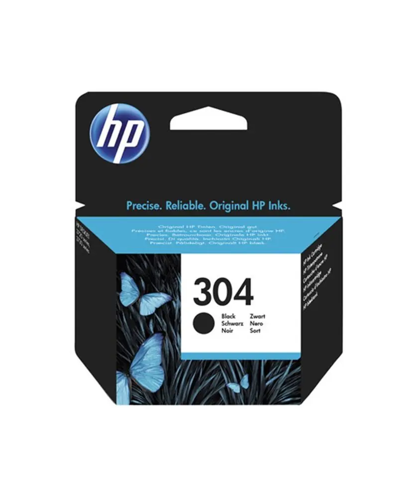 HP 304 Black Siyah Kartuş N9K06AE 1