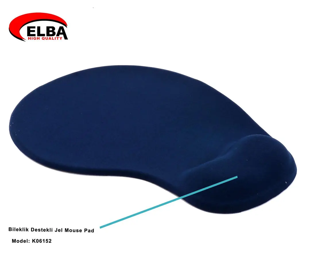 Elba K06152 Bileklikli Jel Mouse Pad Mavi 1
