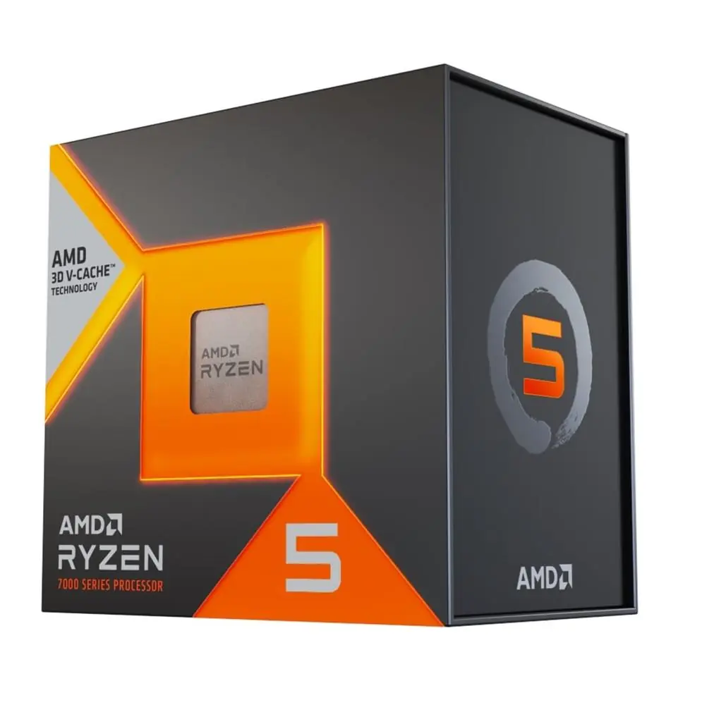 AMD Ryzen 5 7500X3D BOX 6 Core 4.00-4.50GHZ 104MB Cache 65W Am5 Soket Kutulu İşlemci 1