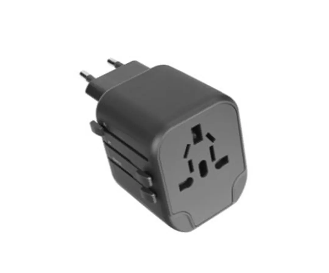 S-link SW-KC028 2-USB 2.4A Yedek Akım Sigortalı 100-240V Universal Çevirici Priz Adaptör 1