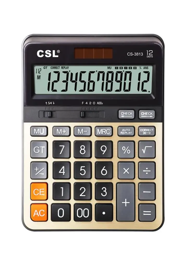 CSL CS-3813 12 Hane Masa Tipi Hesap Makinesi 1