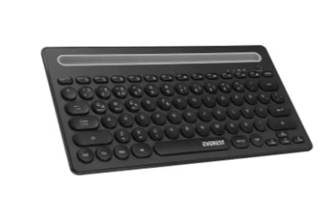 Everest KB-BT84 Siyah-Gri Bluetooth Ultra İnce+Şarjlı Q Mac-Win-Android-Ios Uyumlu Kablosuz klavye 1