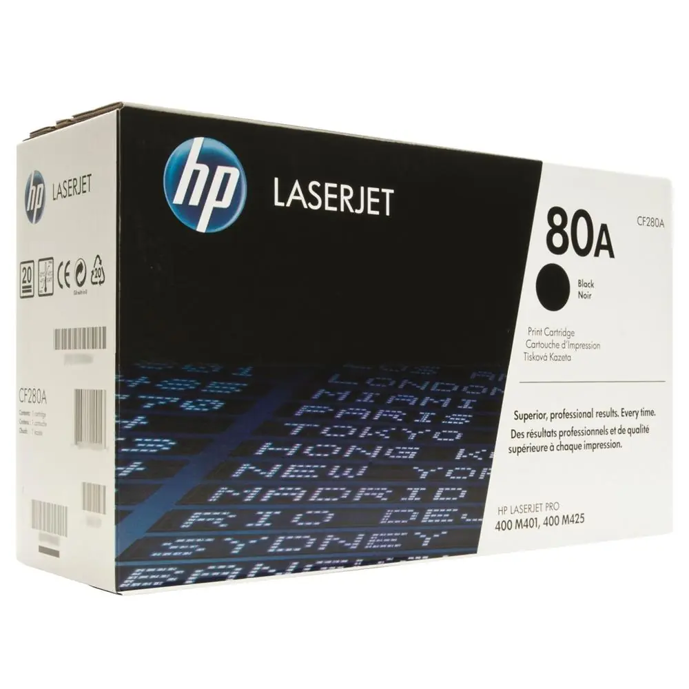 HP 80A Black Siyah 2.700 Sayfa Toner CF280A 1