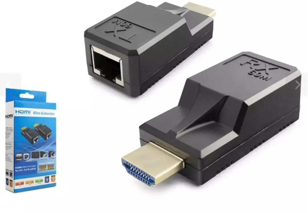 Hadron HDX1375 60mt Hdmi Extender Siyah Mini (Type-C Port) 1