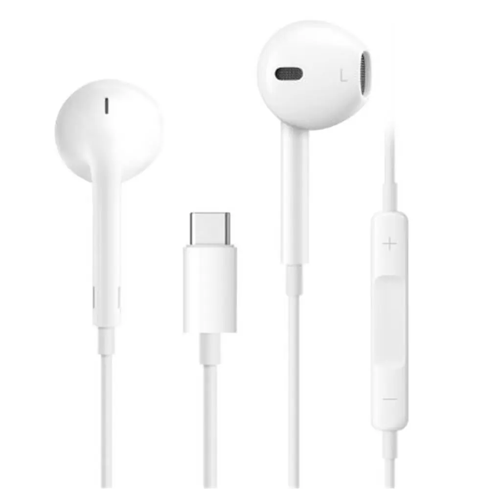 S-link SL-TPK01 TypeC Telefon Uyumlu Beyaz Kulak İçi Mikrofonlu Kulaklık