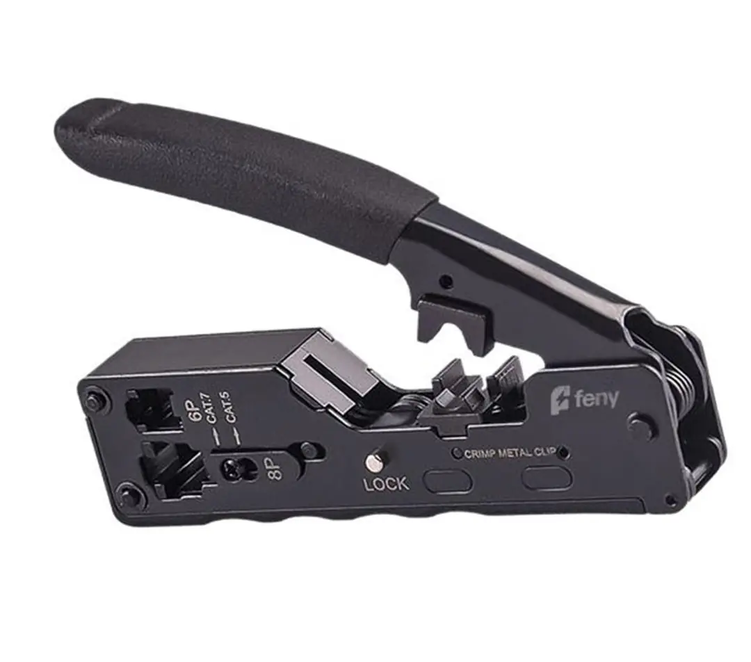 Feny FN-PEN12  RJ11-RJ12-RJ45-CAT5E-CAT6-CAT7 Yeni Nesil Network Kablo Sıkma Ve Soyma Pensesi 1