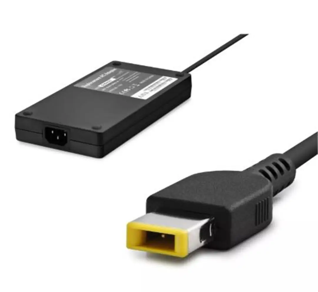 Hadron GXHH6 LENOVO - IBM Uyumlu 20V 11.5A 230W Laptop Adaptörü (Usb Tip Sarı Kare Uç) Siyah 1