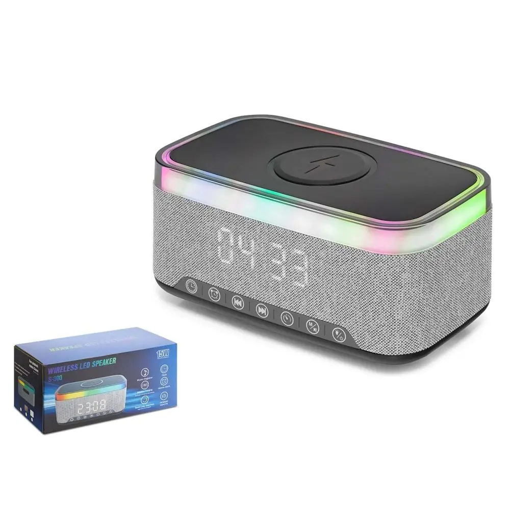Hadron S300 Bluetooth Speaker Led Siyah 1