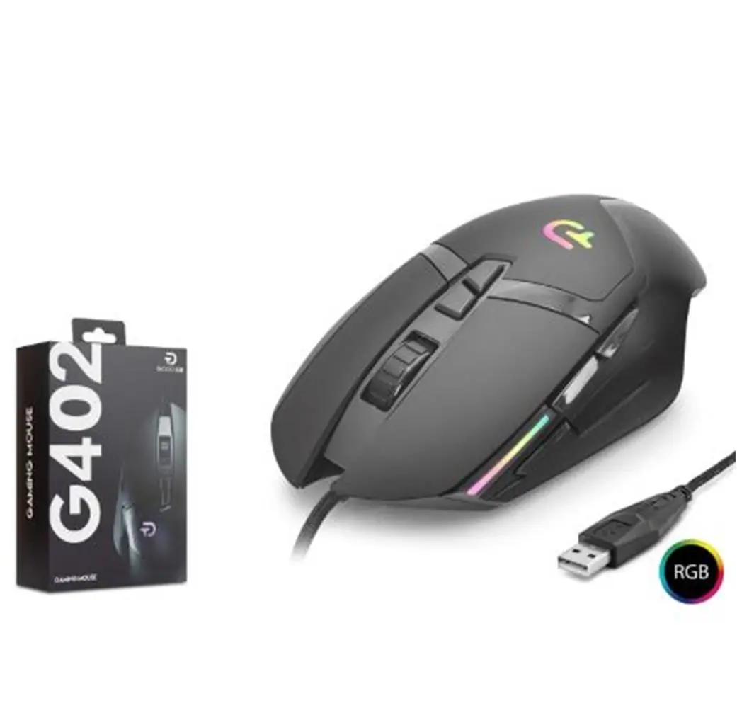 GOOD PRO G402 RGB Gaming Mouse 7200 DPI 7 Tuş 1000Hz Siyah