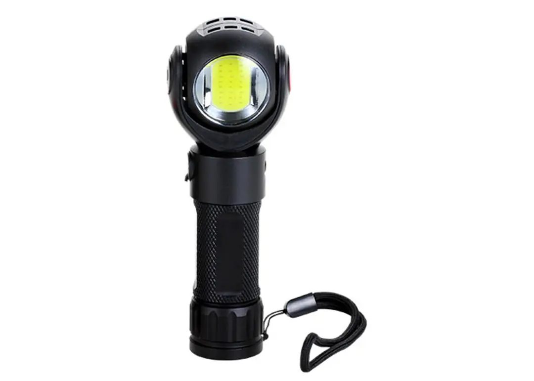 S-link SL-F860 3W Cob+3W Led Pilli Dönebilen Çift Başlıklı Manyatik Tutuculu El Feneri 1