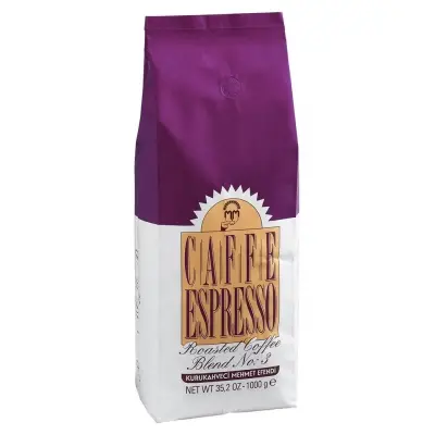 Mehmet Efendi No:3 ROASTEDBLEBD ESPRESSO 1000GR Çekirdek Kahve 