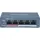 Hikvision DS-3E0105P-E-M(B) 4 PORT 10-100 4 PORT POE 35W Yönetilemez Switch 