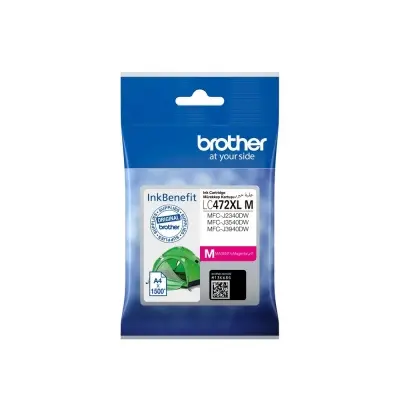 Brother LC472XLM Magenta Kırmızı 1.500 Sayfa Kartuş MFC-J2340-J3540-J3940