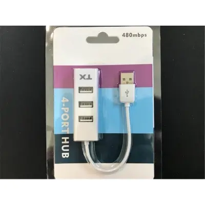 Tx ACUSB24W 4Port Usb Hub Beyaz 2.0 480Mbps  (0,11cm Kablo Uzunluğu)