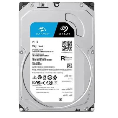 Seagate 2TB ST2000VX017 5900Rpm 256MB Harddisk 7-24 Güvenlik Diski (Resmi Distribitör Ürünü)