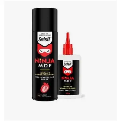 Selsil 200ml  50gr Hızlı Yapıştırıcı Ninja Mdf 