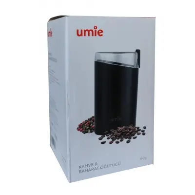 UMIE KB-U50 60G kapasiteli Siyah 140W Kahve ve Baharat Öğütücü