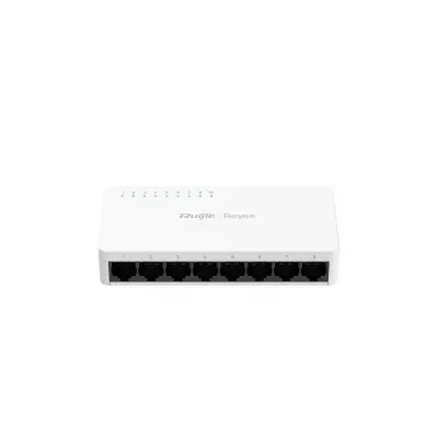 Ruijie Reyee RG-ES08G-L 8 Port 10-100-1000 Mbps Yönetilemez Switch Plastik Kasa