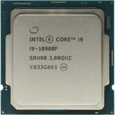 Intel Core i9 10900F TRAY 2.8ghz 1200p 20mb (fansiz) (65w) Novga Tray (Kutusuz) (10.Nesil) İşlemci 