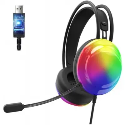 Lenovo Thinkplus G30B USB 7.1 Gaming RGB Işıklı Kulaklık 