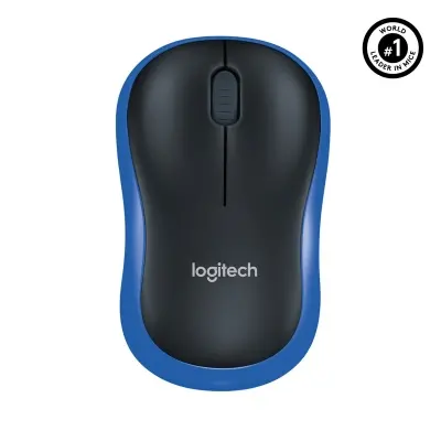 LOGITECH M185 USB ALICILI KOMPAKT KABLOSUZ MOUSE-MAVİ 910-002236