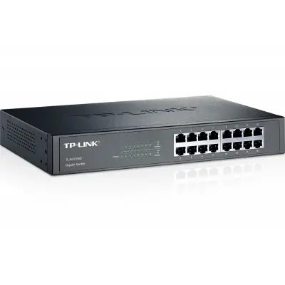 TP-LINK TL-SG1016D 16 PORT GIGABIT MASAÜSTÜ / RACKMOUNT SWITCH