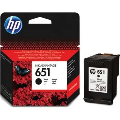 HP C2P10AE (651) SIYAH MUREKKEP KARTUSU 600 SAYFA