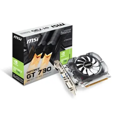 MSI VGA N730 4GD3V2 GT730 4GB DDR3 128B DX12 PCIE 3.0 X16 (1XVGA 1XDVI 1XHDMI)