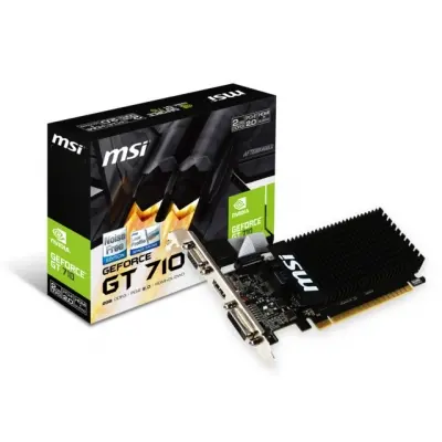 MSI VGA GT 710 2GD3H LP GT710 2GB DDR3 64B DX12 PCIE 3.0 X16 (1XVGA 1XDVI 1XHDMI)