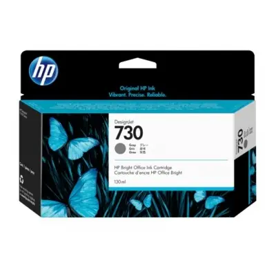 HP P2V66A (730) GRI 130 ML GENIS FORMAT MUREKKEP KARTUSU