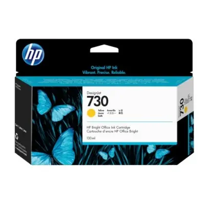 HP P2V64A (730) SARI 130 ML GENIS FORMAT MUREKKEP KARTUSU