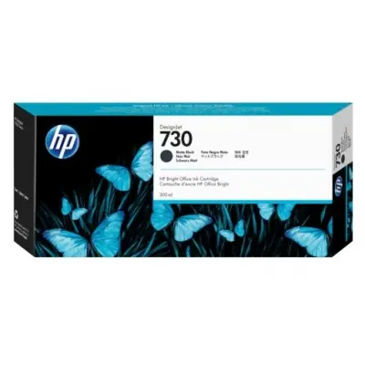 HP P2V71A (730) MAT SİYAH 300 ML GENIS FORMAT MUREKKEP KARTUSU