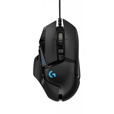 LOGİTECH G G502 HERO LIGHTSYNC 25.600 DPI YÜKSEK PERFORMANSLI KABLOLU OYUNCU MOUSE - SİYAH- 910-005471