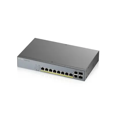 ZYXEL GS1350-12HP 12 PORT YÖNETİLEBİLİR POE SWITCH (130 WATT)