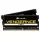 CORSAIR CMSX16GX4M2A2400C16 16GB (2x8GB) DDR4 2400MHz CL16 VENGEANCE SIYAH NOTEBOOK SODIMM BELLEK