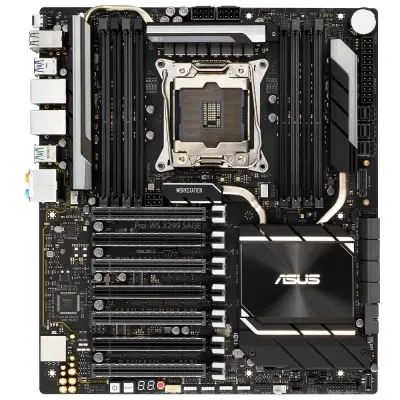 ASUS PRO WS X299 SAGE II Intel X299 LGA2066 DDR4 4266 M2 USB3.2 2 x 2.5Gb Intel CEB