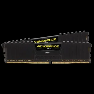 CORSAIR CMK32GX4M2A2666C16 32GB (2X16GB) DDR4 2666MHz CL16 VENGEANCE LPX SOGUTUCULU DIMM BELLEK BLACK