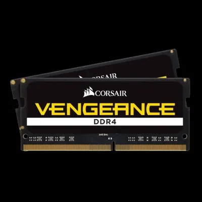 CORSAIR CMSX64GX4M2A2666C18 64GB (2X32GB) DDR4 2666MHz CL18 VENGEANCE SIYAH NOTEBOOK SODIMM BELLEK