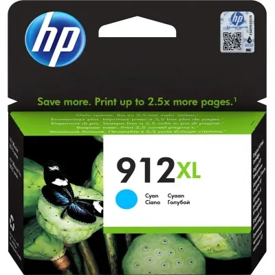 HP 3YL81AE (912XL) YUKSEK KAPASITE MAVİ MUREKKEP KARTUS 825 SAYFA