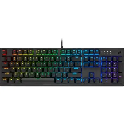 CORSAIR CH-910D018-TR K60 PRO RGB CHERRY MX LOW PROFILE TURKCE MEKANIK OYUNCU KLAVYESI