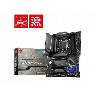 MSI MAG Z590 TOMAHAWK WIFI SOKET 1200 DDR4 5333 (OC) PCI-E GEN 4 M.2 USB3.2 1X 2.5G LAN Wİ-Fİ 6 ATX