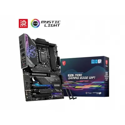 MSI MPG MPG Z590 GAMING EDGE WIFI SOKET 1200 DDR4 5333 (OC) PCI-E Gen 4 ,M.2 USB3.2 1x 2.5G LAN Wi-Fi 6 ATX