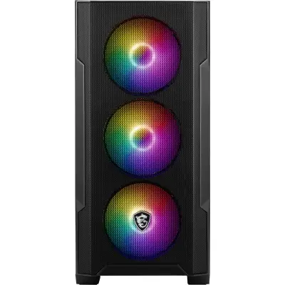 MSI MAG FORGE M100A AKRİLİK YAN PANEL 3X120MM 1X120MM AUTO RGB FAN MATX GAMİNG BİLGİSAYAR KASASI