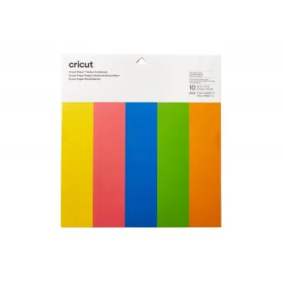 CRICUT 2008318 SMART ETİKET KARTON KAĞIT 33X33CM 10 SAYFA GÖKKUŞAĞI