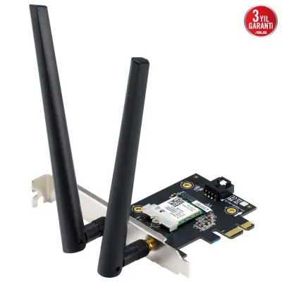 ASUS PCE-AX1800 PCIE Adaptör AX1800 WiFi6 Dual-Band Bluetooth 5.0 2.4G&5G MU-MIMO