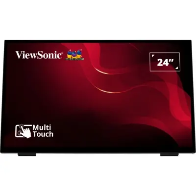 VIEWSONIC TD2465 DOKUNMATIK MONITOR 23.8 7MS 60HZ VA 1920X1080 FHD 250 VGA HDMI DP 16:9 20M:1 16.7M HOPARLOR 10 NOKTA DOKUNMATIK 4 KENAR CERCEVESIZ FLICKER FREE MAVI ISIK FILTRESI TILT VESA ENERGY STAR EPEAT