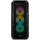 CORSAIR CC-9011230-WW iCUE 5000T RGB TEMPERLI CAM 3x120mm FAN DAHILI RGB KONTROLCU FULL TOWER SMART BILGISAYAR KASASI BLACK