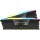 CORSAIR CMH32GX5M2B6000C40 32GB (2x16GB) DDR5 6000MHz C40 VENGEANCE RGB BLACK